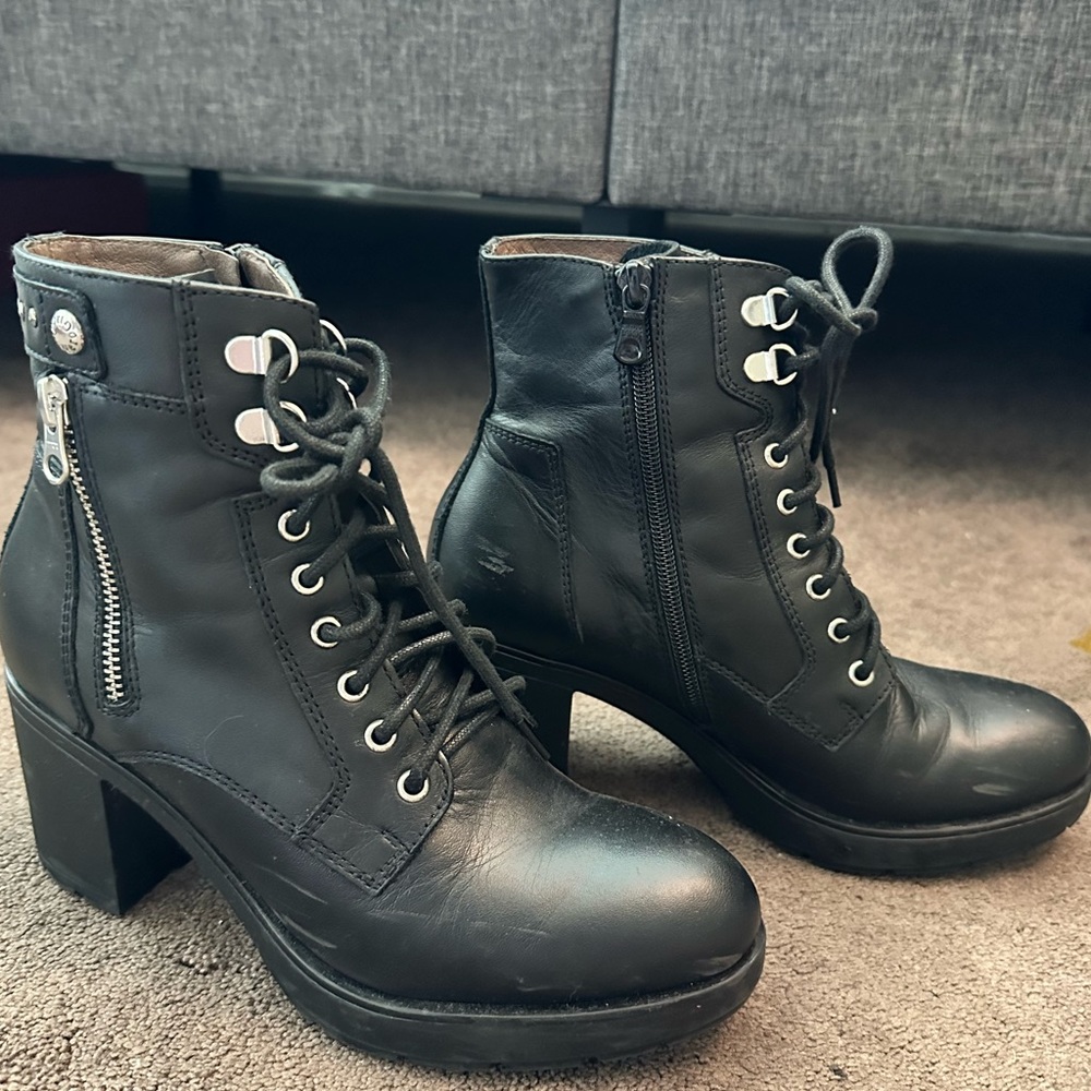 Nero giardini leather boots size 8